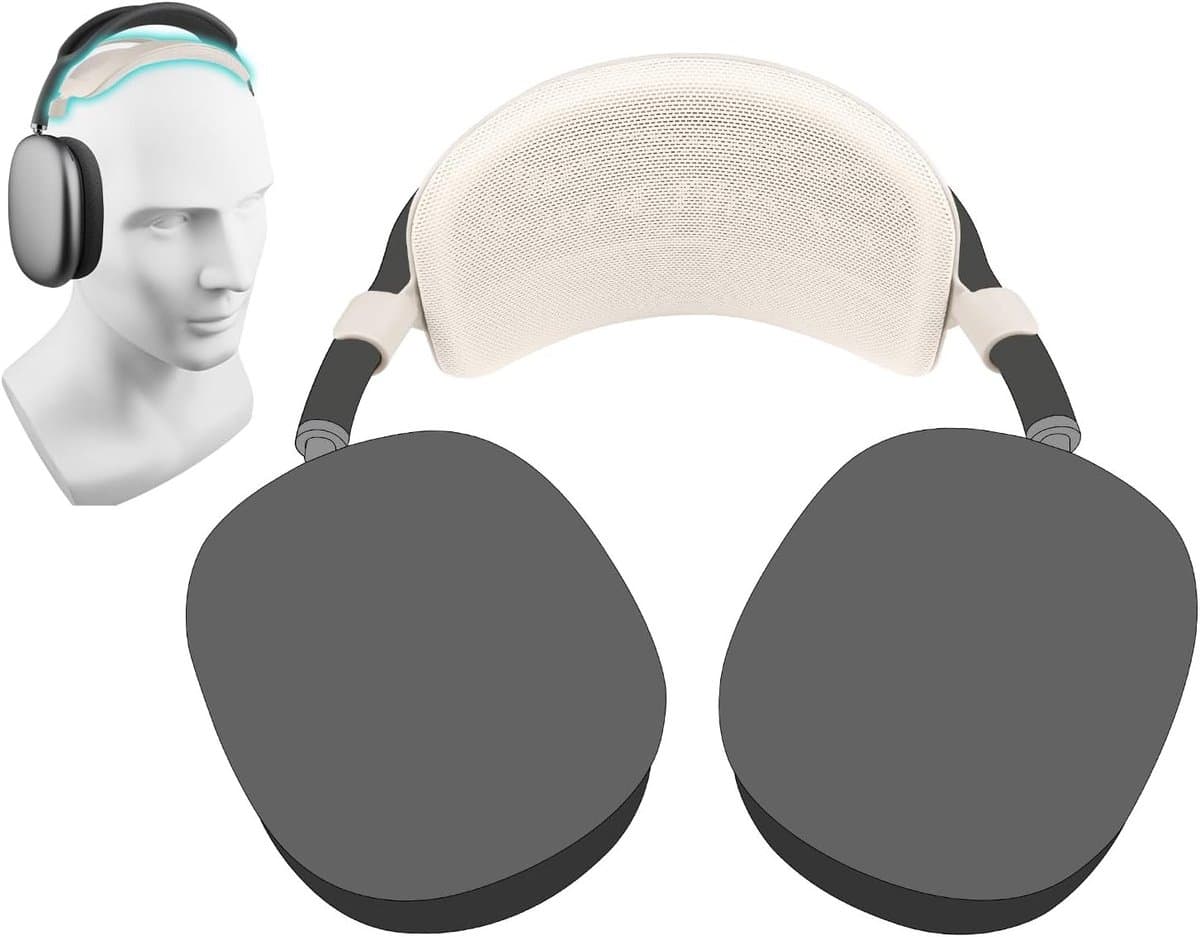 Ergonomische en Lichtgewicht Hoofdband Bescherming voor AirPods Max met Drukverlichting en Comfort