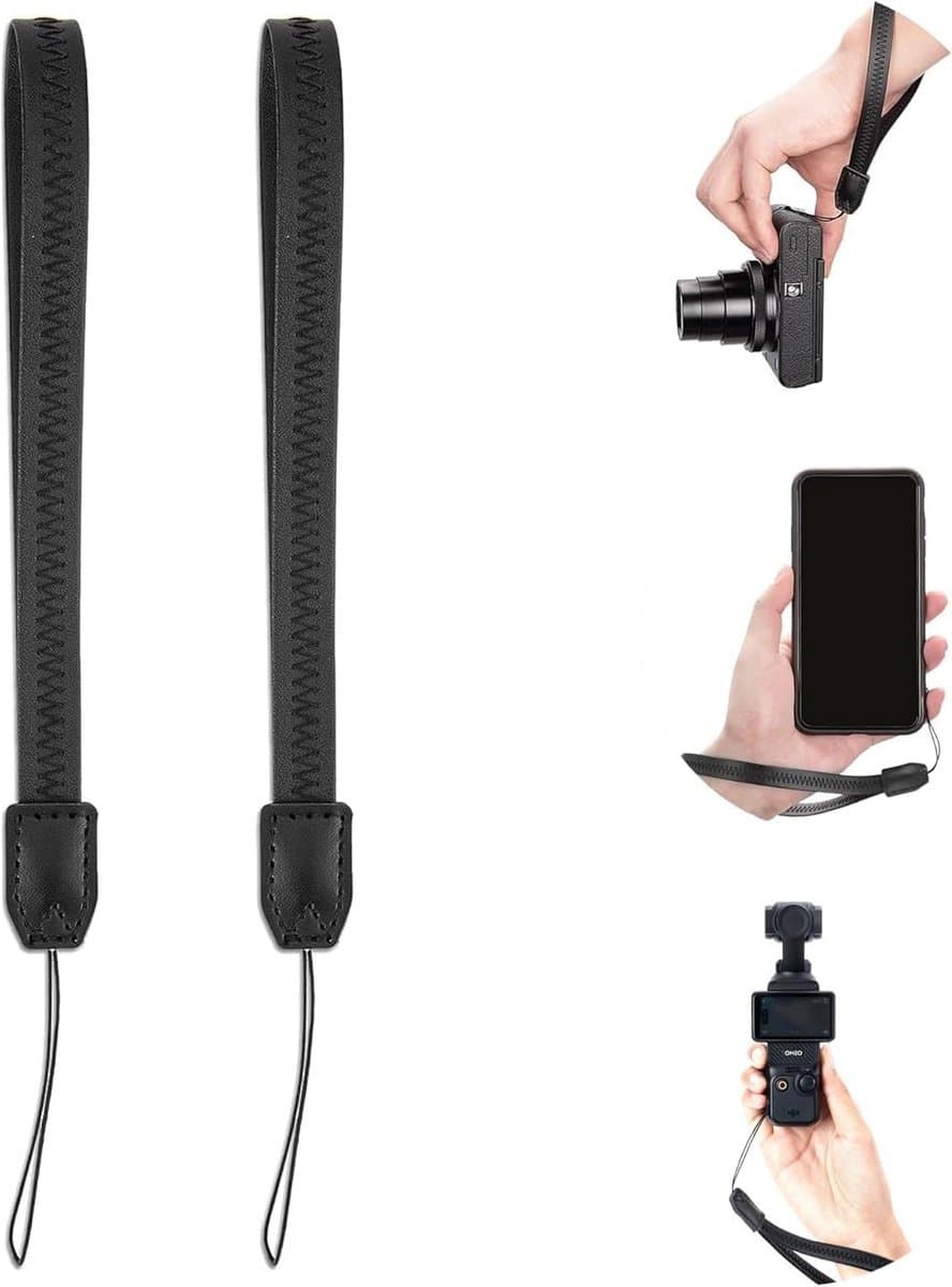 2 Stuks Camera Polsband voor Fotografie, Verstelbaar en Comfortabel, Ideaal voor Buitenactiviteiten