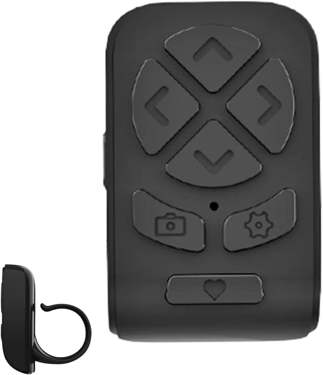 Multifunctionele Controller - Pagina Scroller Afstandsbediening - E-book Lezen - Handsfree Bediening - 10-15 meter bereik - Zwart