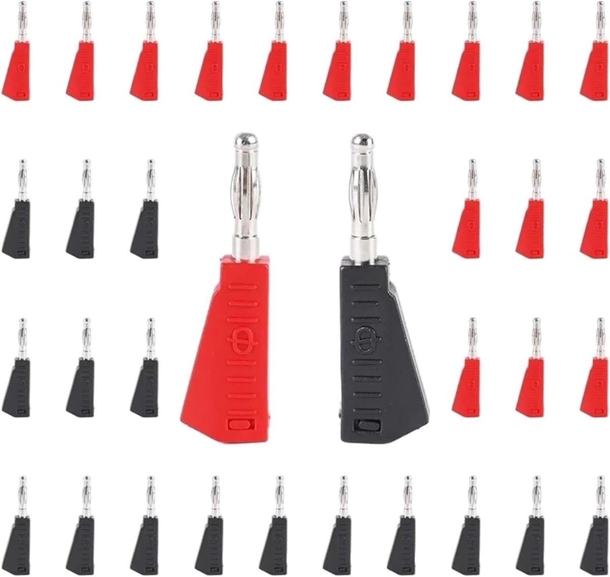 Banaan Plugs - Luidspreker Connectoren - Audio Aansluiten - Gestapelde Isolatie - 40 Stuks - Geel