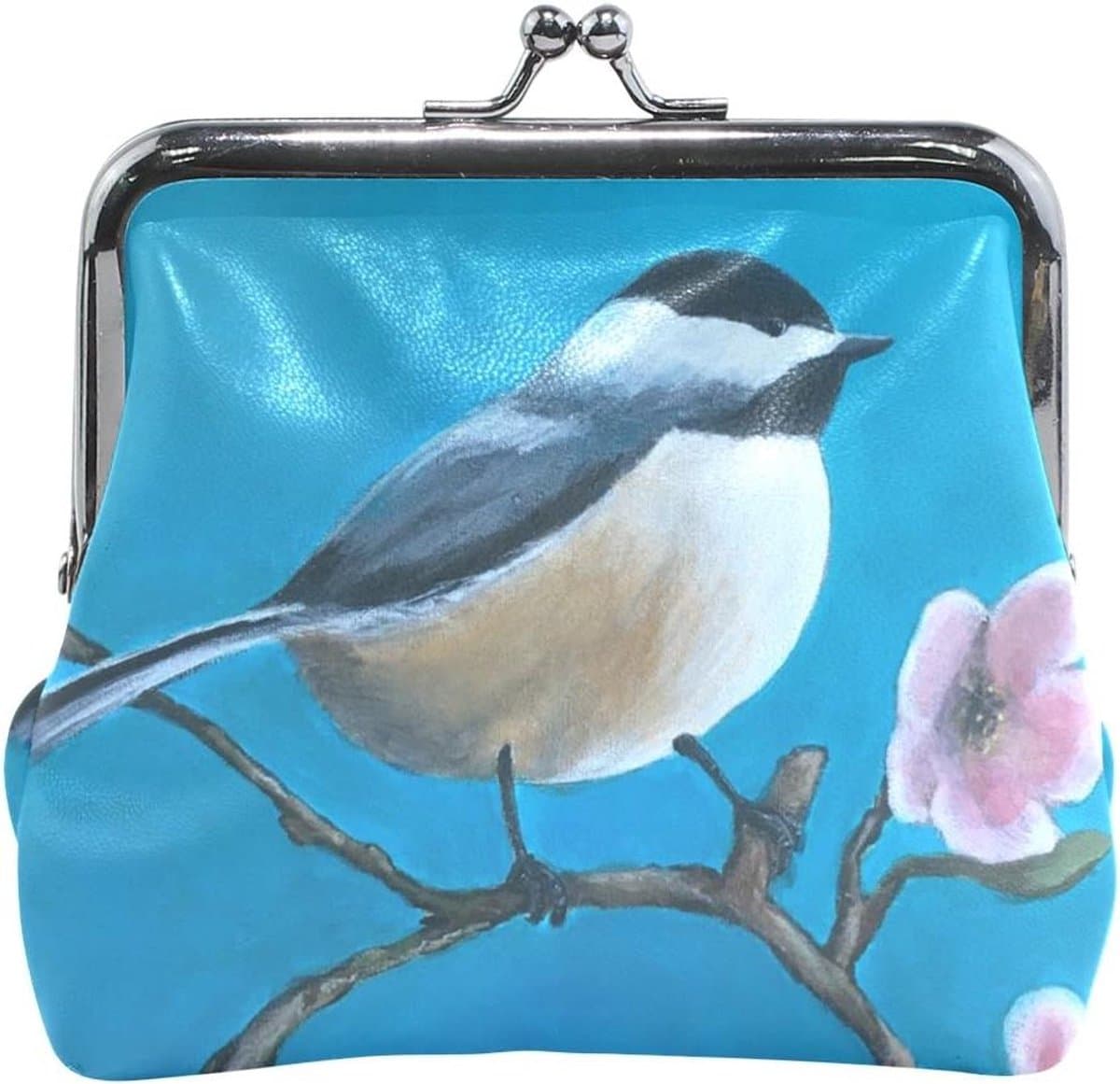 Mini Portemonnee - Dames Portemonnee - Geld Opbergen - Drukknop Sluiting - Compact Formaat - Multicolor