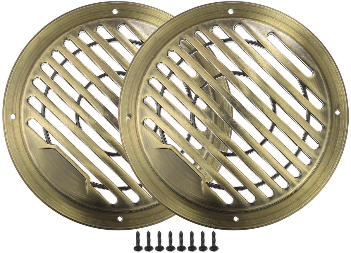 Store_9 - 4.5 inch Speaker Grills - Duurzaam en Corrosiebestendig - Bronze Tone - Bescherming voor Subwoofer - Geschikt voor Home Theater en Automo...