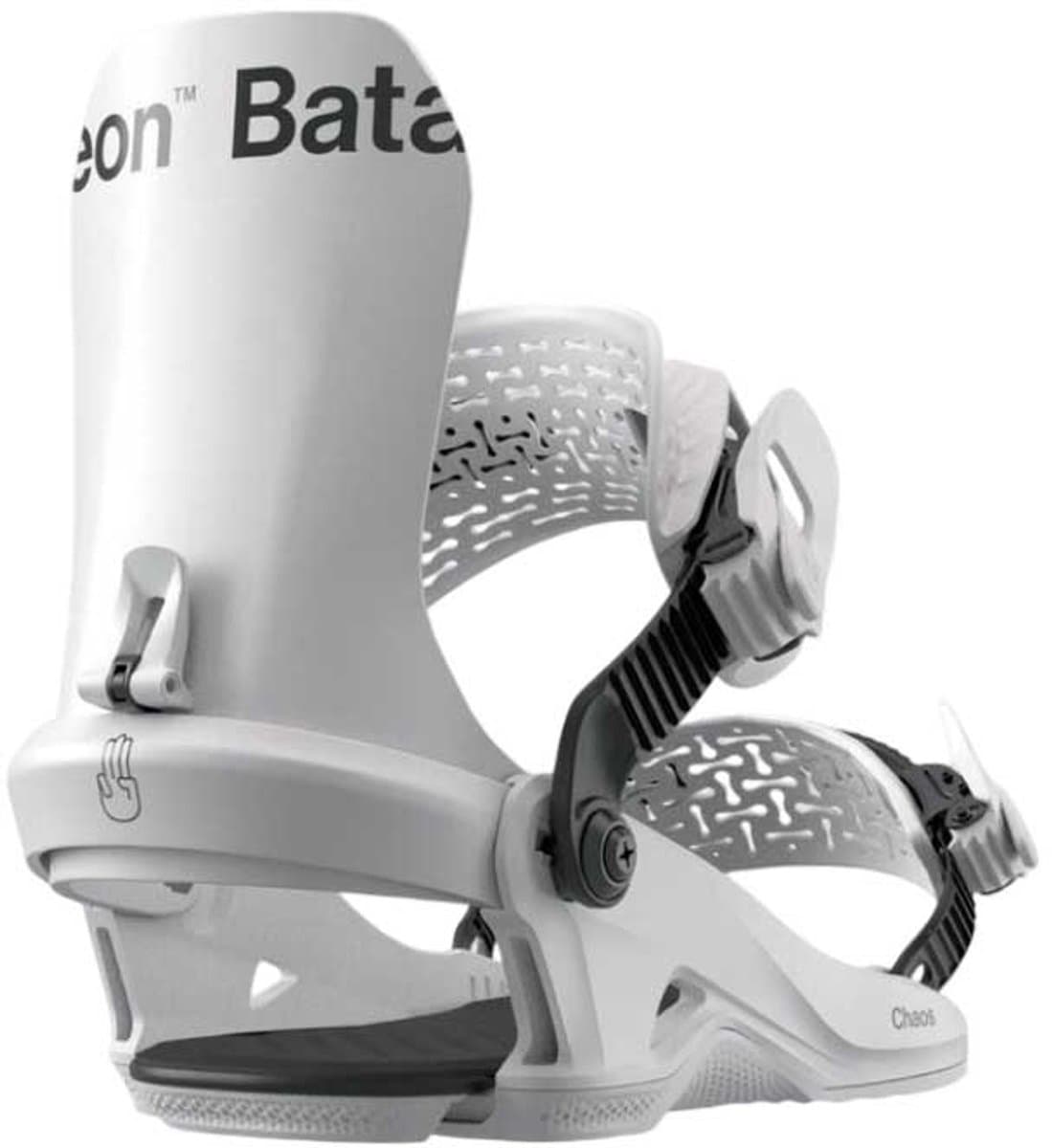 Bataleon Chaos Heelwarp Snowboardbindingen Zilver L-XL
