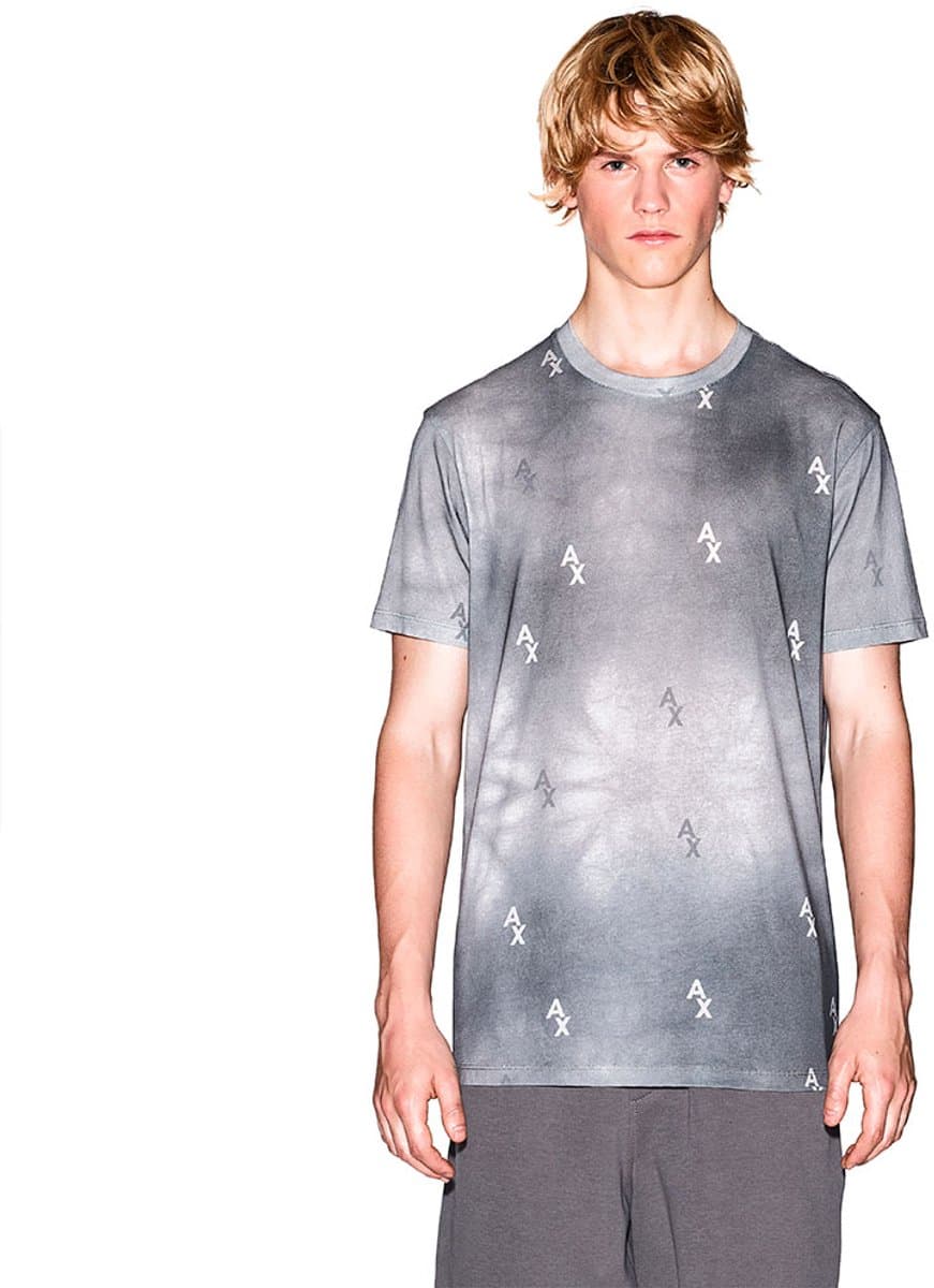 Armani Exchange Xm001900_af10356 T-shirt Grijs XL Man