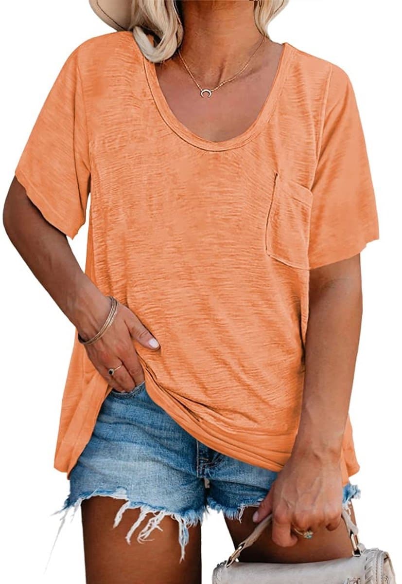 Dailygoods- T-shirt Oversized - Korte Mouwen - Ademend - Casual - Lichtgewicht - Zachte Stof - Perfect voor Dagelijks Gebruik - Top