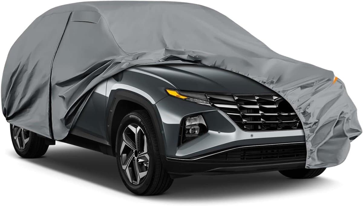 Autohoes - Autodekzeil Garage - Voertuig Beschermen - Volledige Buitenhoes - Voor Hyundai Tucson IX35 - Grijs
