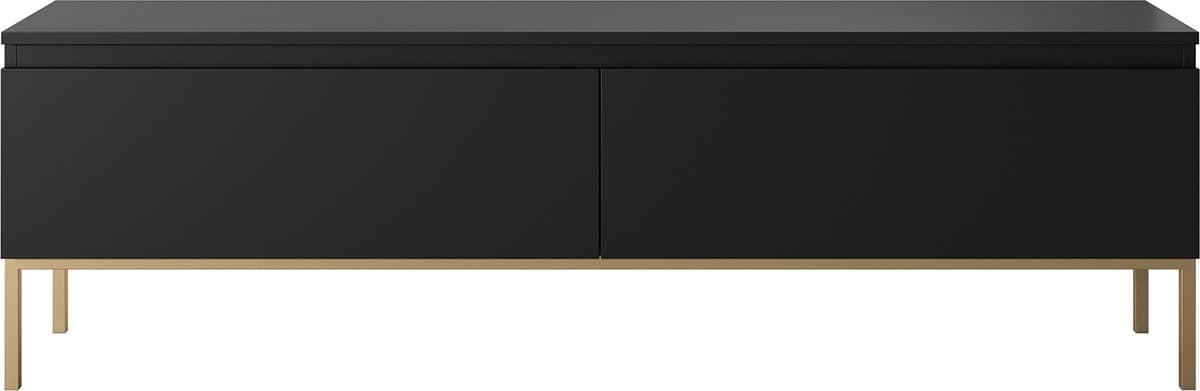 Selsey Bemmi - RTV 150 cm - Zwart met gouden poten