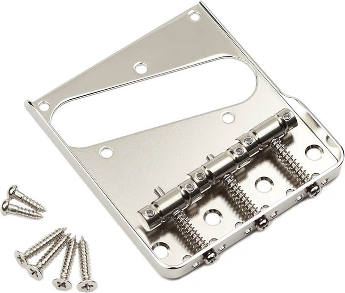 Hosco HK-24NS/TI Gitaarbrug by Gotoh – Titanium In-Tune Saddles