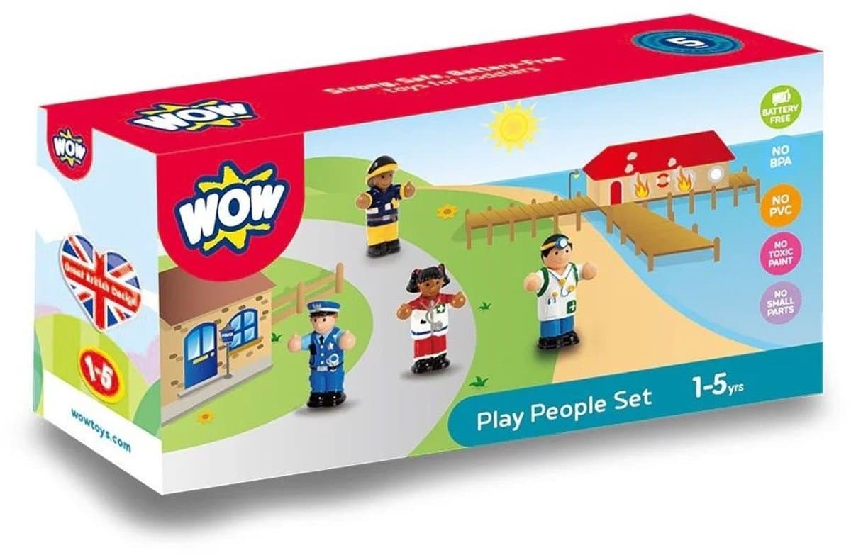 WOW Toys speelset Play People - speelgoedfiguren voor kinderen.