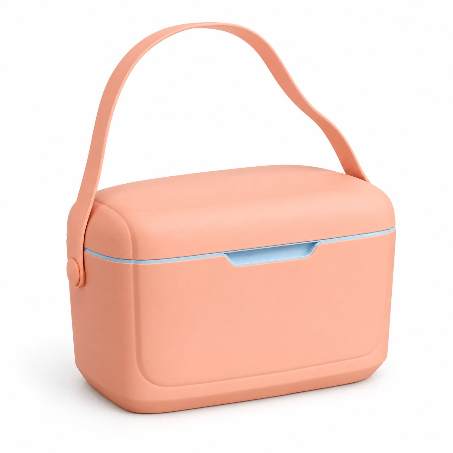 Lomera Koelbox 6 Liter Roze - Kleine Passieve Koelbox met Schouderband - Draagbare Frigobox voor Picknick, Strand en Camping - Isolatiebox - Thermobox - Coolbox
