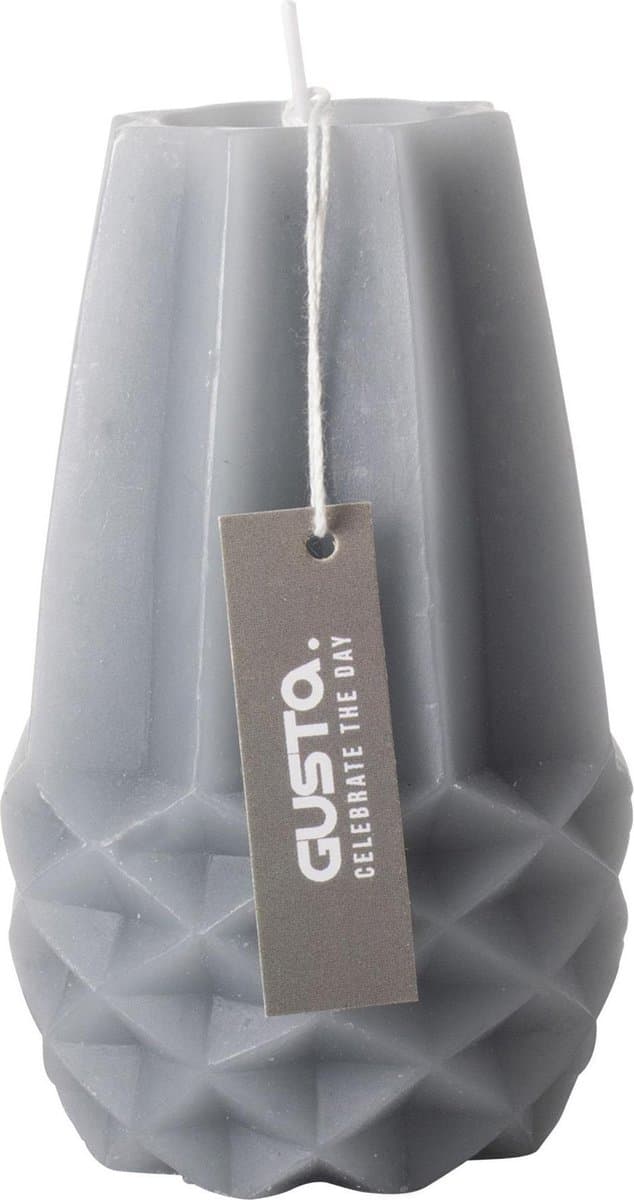 Figuurkaars vaas 115cm grijs- Gusta® - Dry FLWRS®