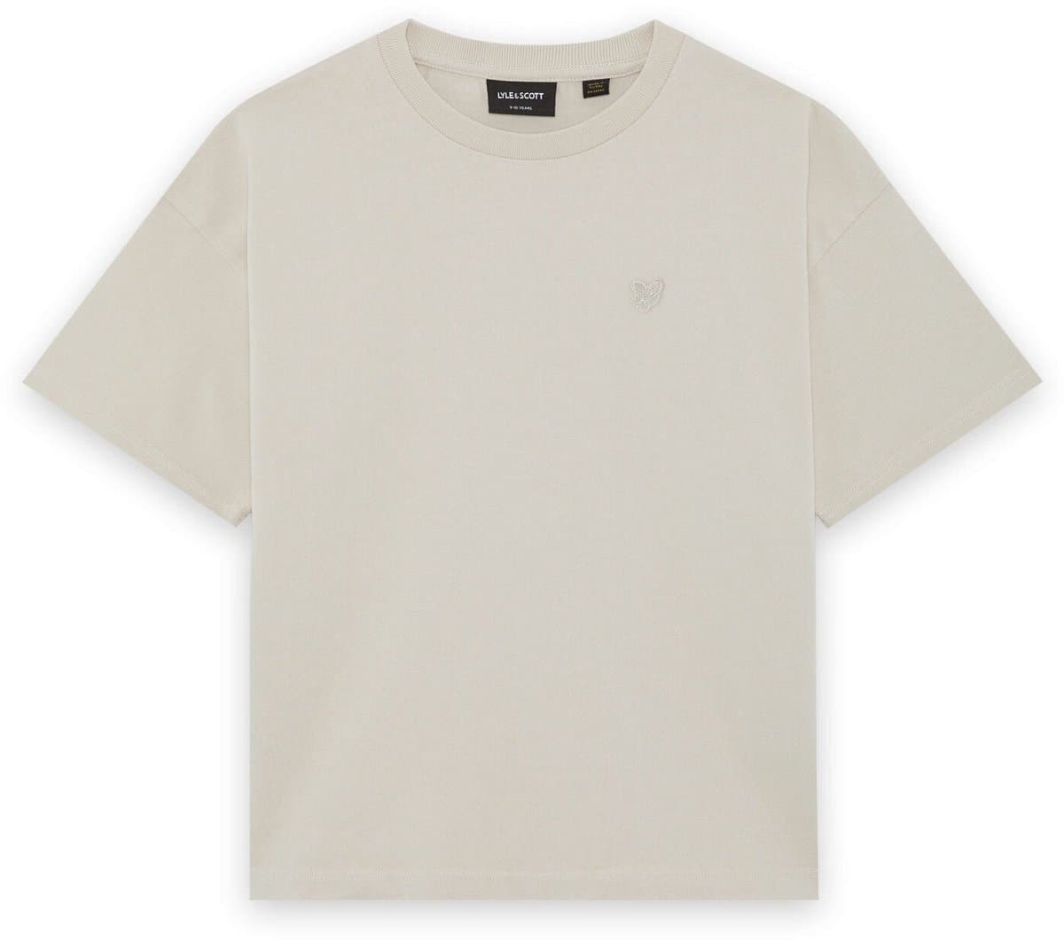 Lyle & Scott winter relaxed t-shirt jongens - beige