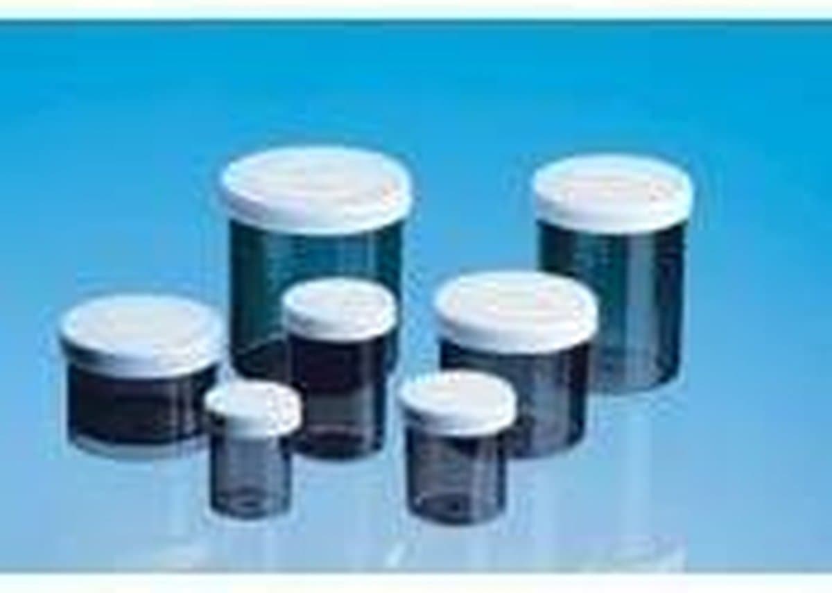 Spruyt Hillen Tabletflacon 120 ml bruin met dop 35 stuks