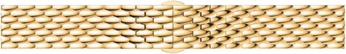 Stalen band – geschikt voor Samsung Galaxy Watch (41mm / 42mm) – goud (draak design)