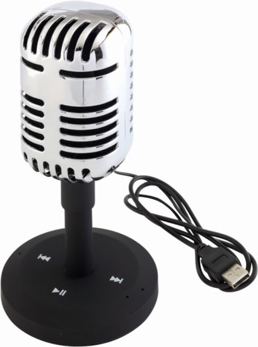Retrostijl wireless speaker MICROPHONE
