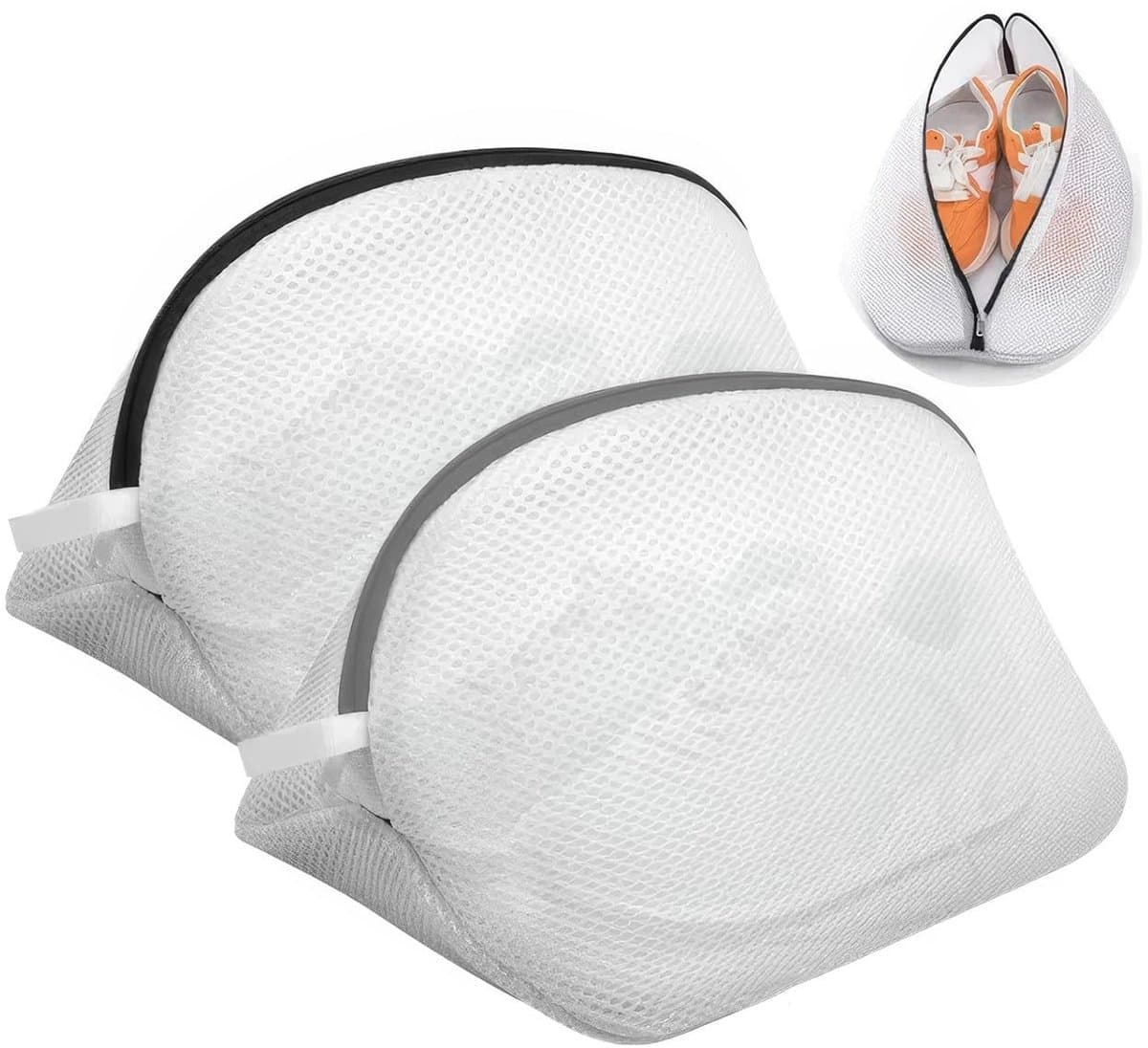 Zeynomax - Waszak voor Schoenen - 2-delige Mesh Waszak - Bescherming en Duurzaam - Schoenen Bewaren - Wasbescherming - Handig voor Wassen - Geschikt..