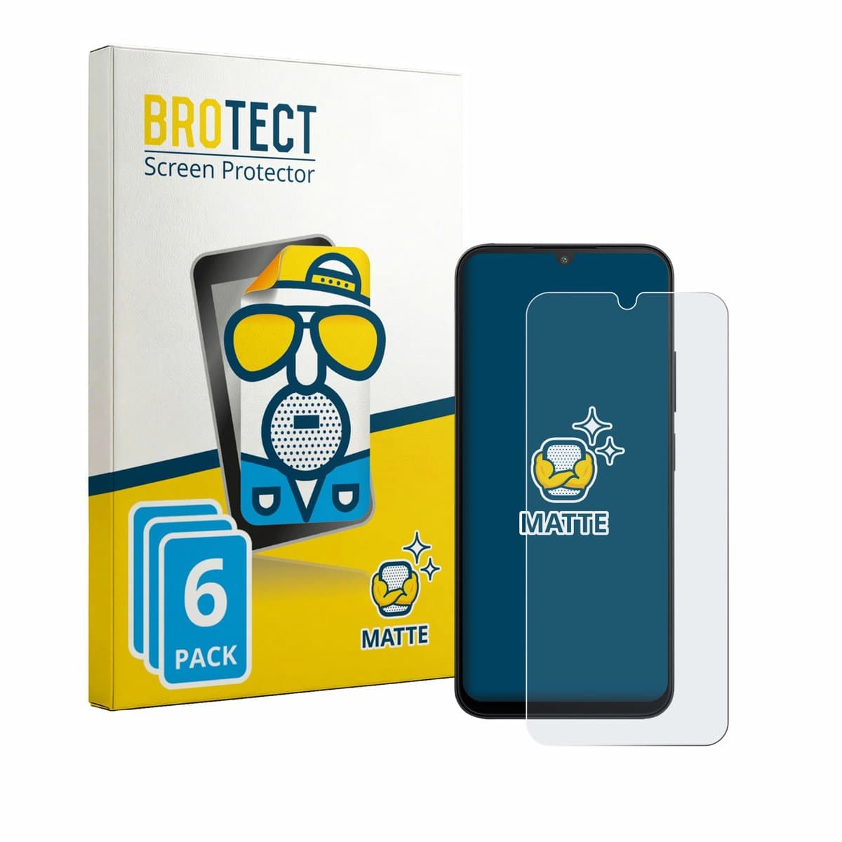 BROTECT - Screenprotector voor Xiaomi Poco C81 - Folie Beschermfolie matte 6 Stuks