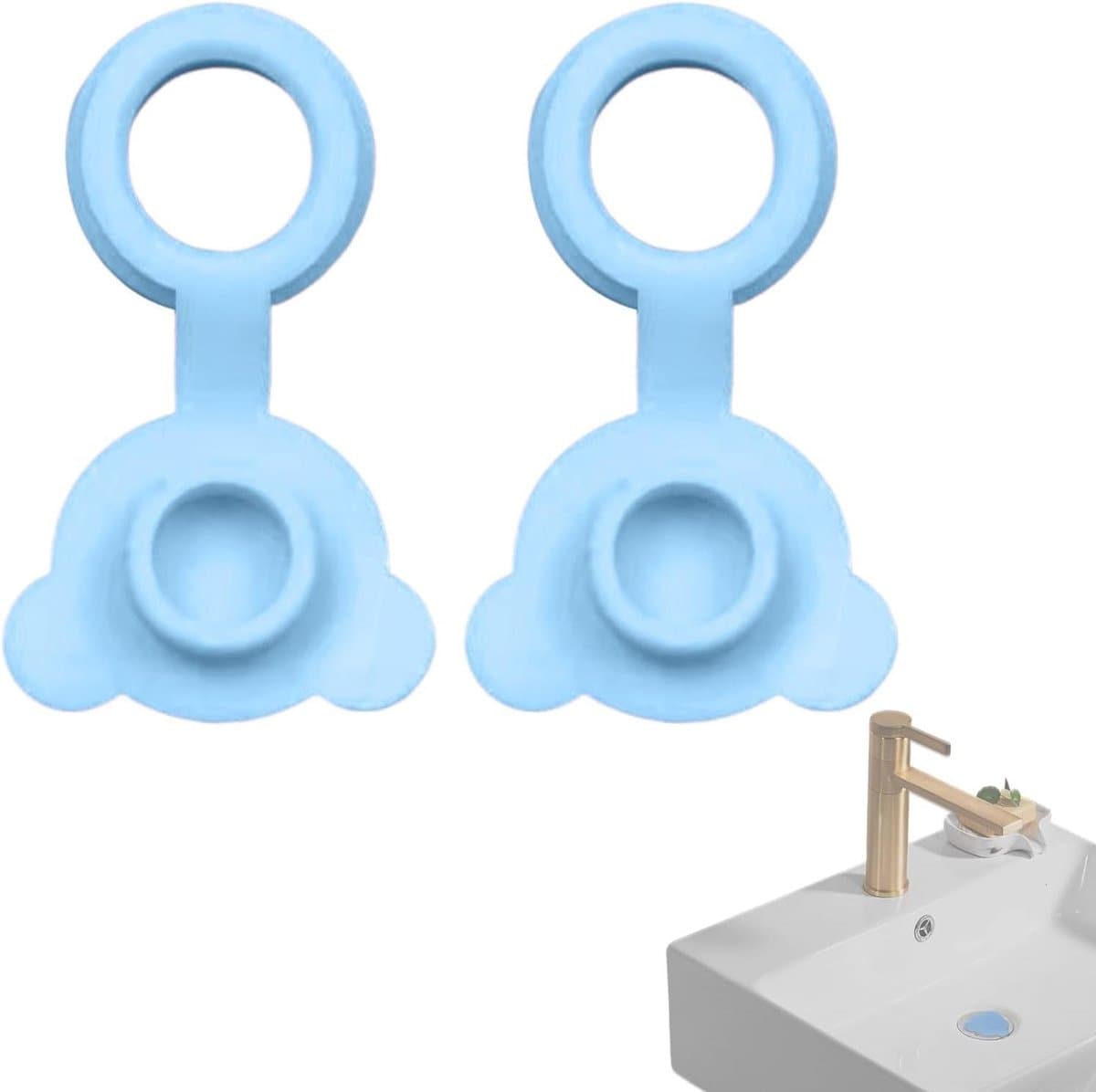 Badstop Beer Vorm - Doucheplug Afvoer - Veilig Baden - Zachte Siliconen - 6 cm - Blauw