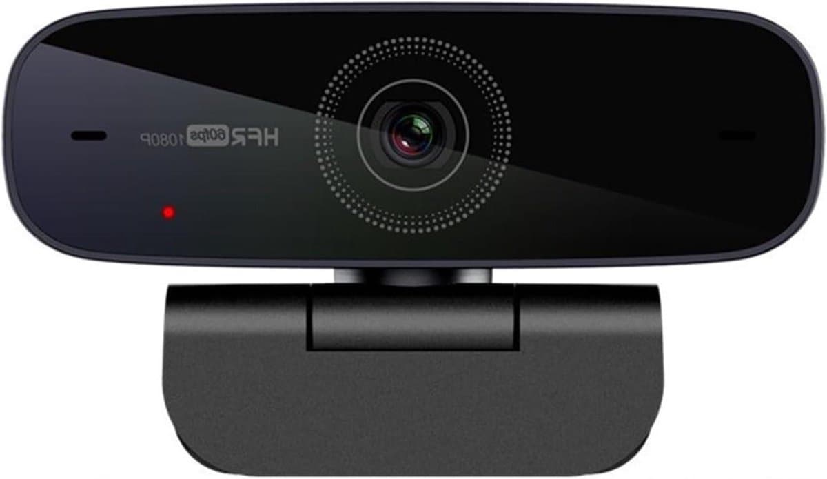 Full HD Webcam - Stream Camera - Conferenties Opnemen - Automatische Correctie - 1080p 60fps - Zwart