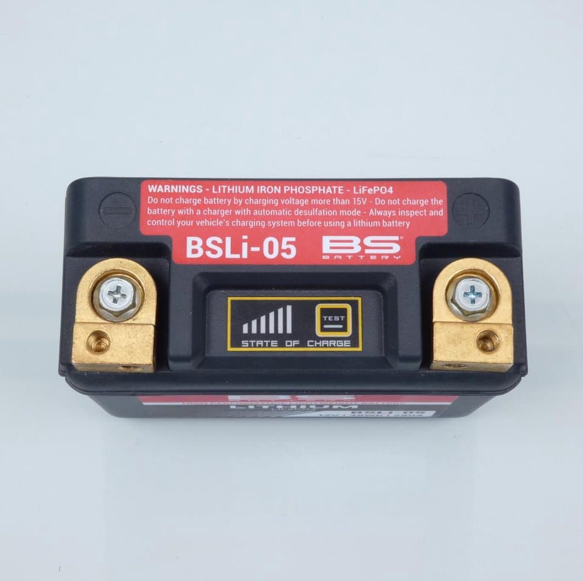 Batterie Lithium BS Battery pour Moto Yamaha 1700 Mt-01 Sp Ohlins 2009 à 2011 BSLi-05 / LT12B / HJT12B-FP / 12V 48Wh Neuf