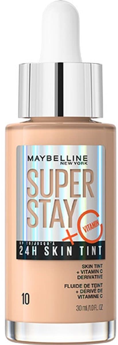 Maybelline 24h Skin Tint verhelderende foundation met vitamine C 10 30 ml
