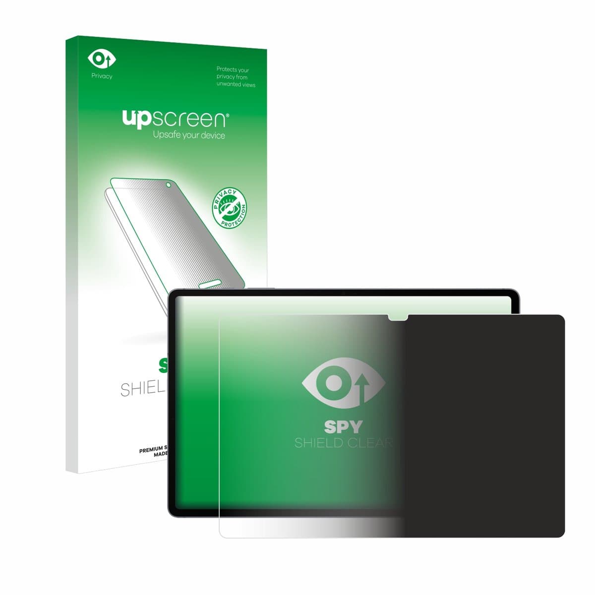 upscreen - privacy screenprotector voor Samsung Galaxy Tab S10 Plus WiFi / 5G - Folie Beschermfolie Blauwlichtfilter