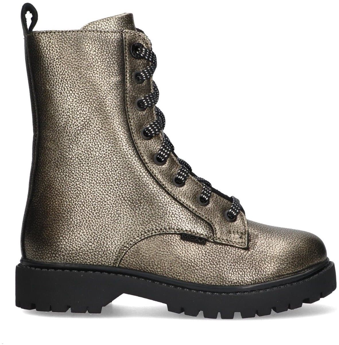 MEXX Kids XX825571-595 Meisjes Biker Boots - Goud - Leer - Veters