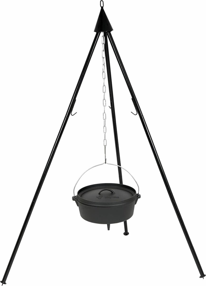 MET dutch oven-M.T.C© Driepoot-3poot-kookstatief-statief-tripod- -BBQ