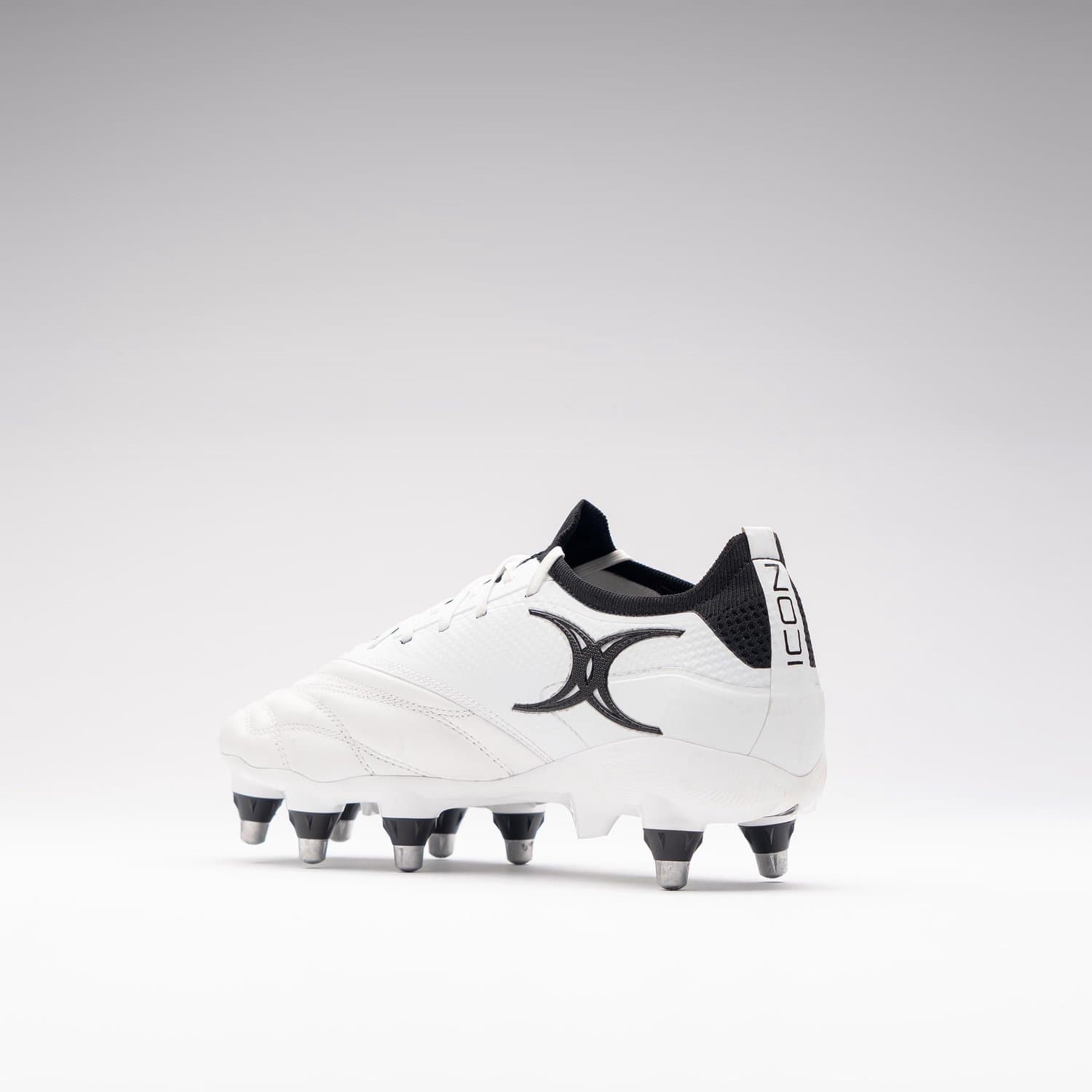 Gilbert rugby schoenen Icon Players 2.0 8S maat 9 wit comfort.