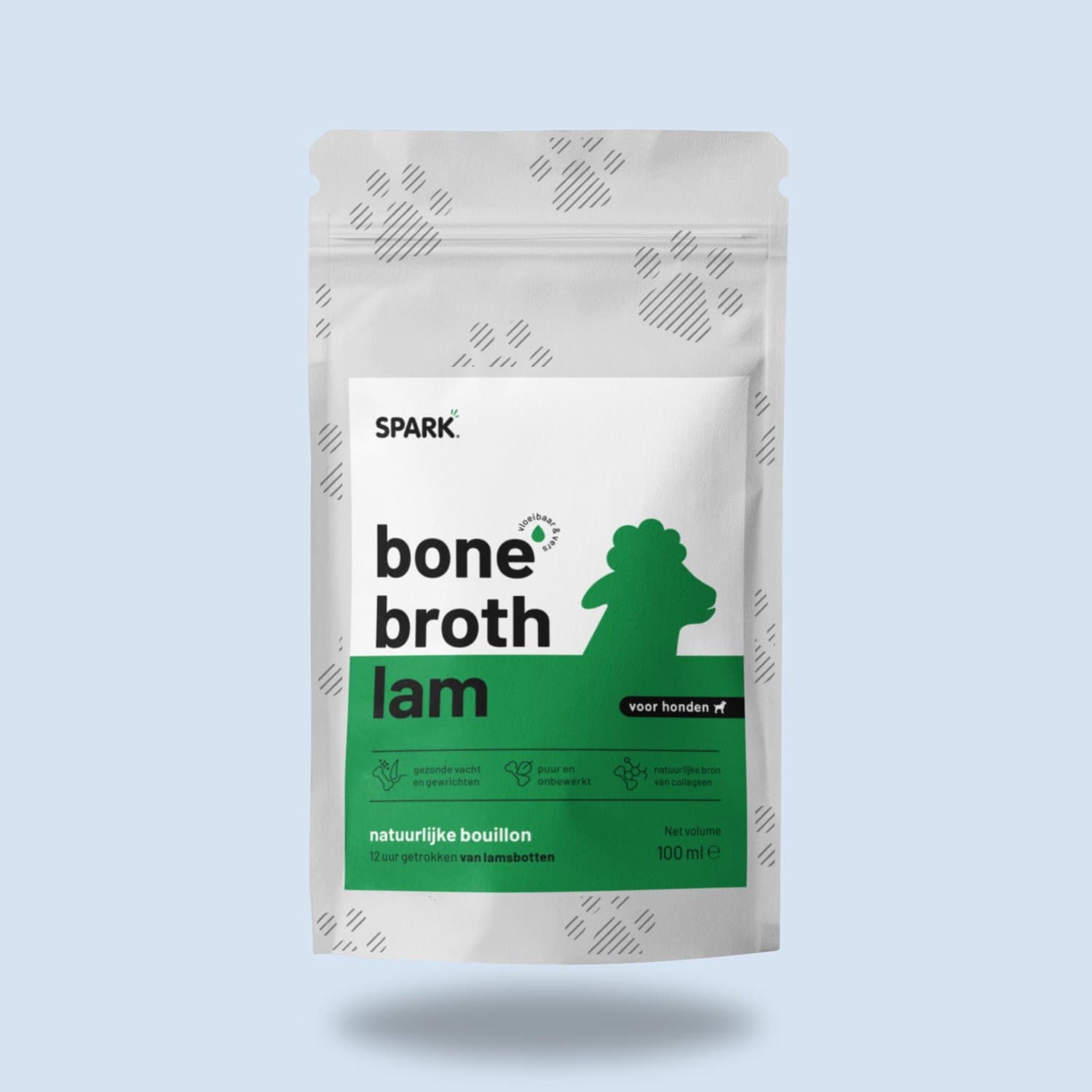 Bottenbouillon Natuurlijk - Pure Bone Broth - Honden & Katten - Lam