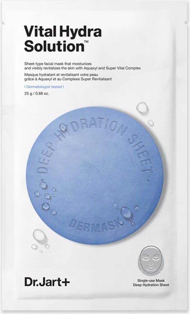 Dr.Jart+ Dermask Vital Hydra Solution Sheet Mask 28g (1 stuk)