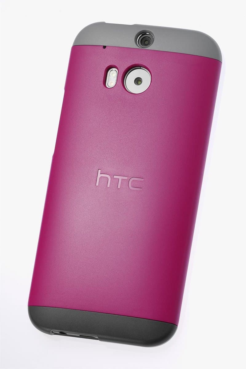 HTC Double Dip Hard Shell HC V940 HTC One (M8) / M8s Pink/Yellow