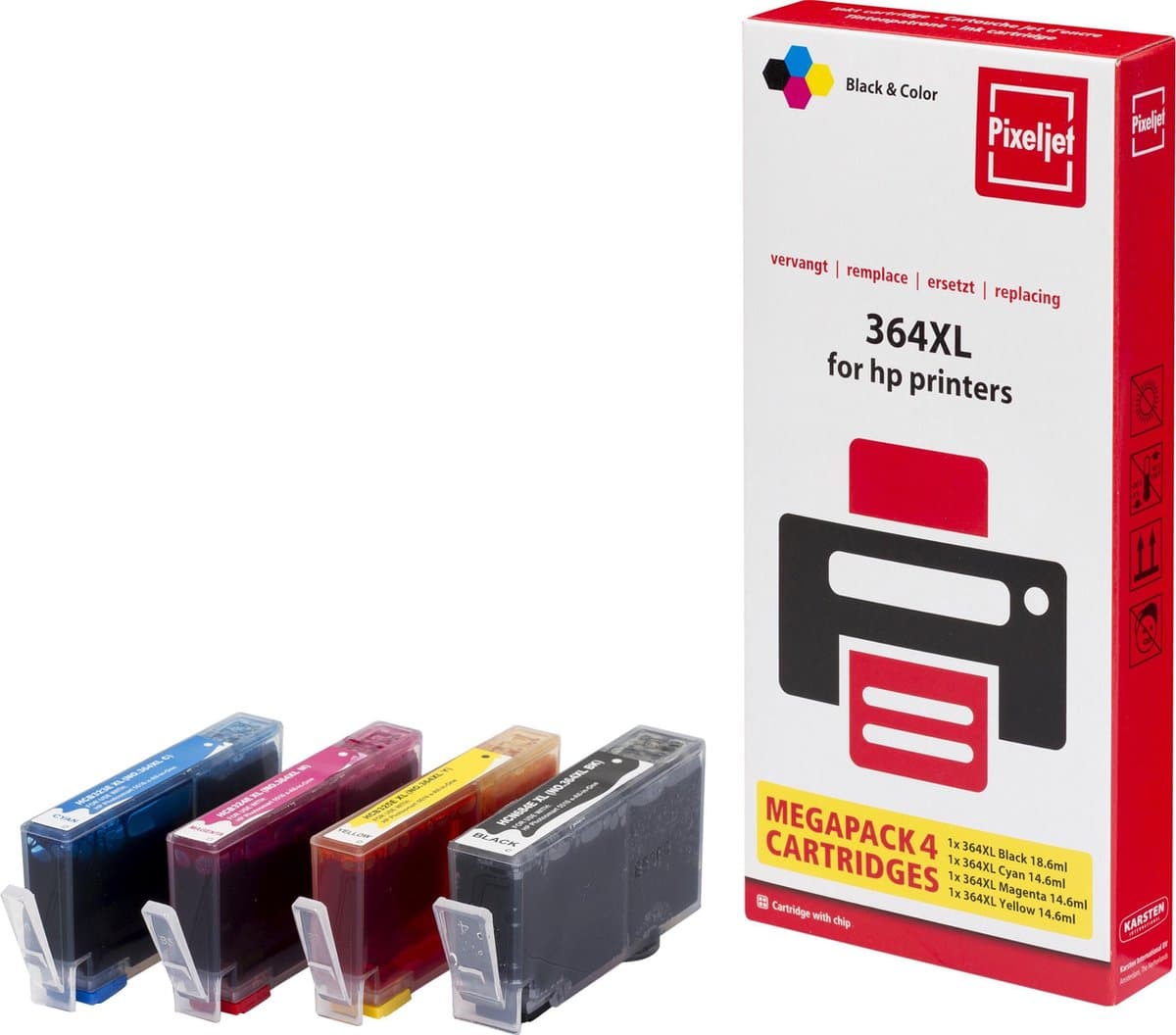 Pixeljet multipack HP 364XL