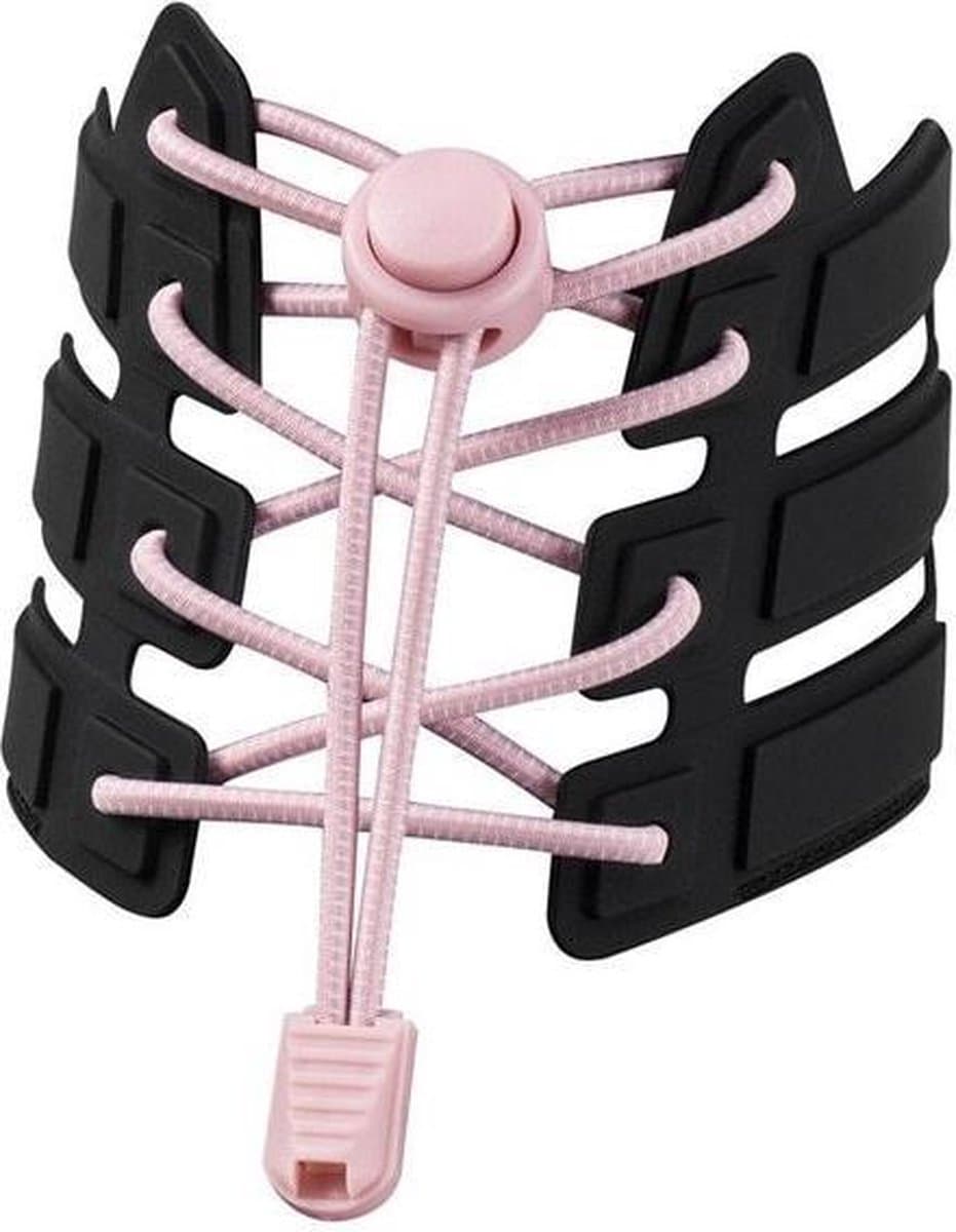 KELERINO. Elastische Veters - Lock - Hardlopen - Sport Veters - Roze
