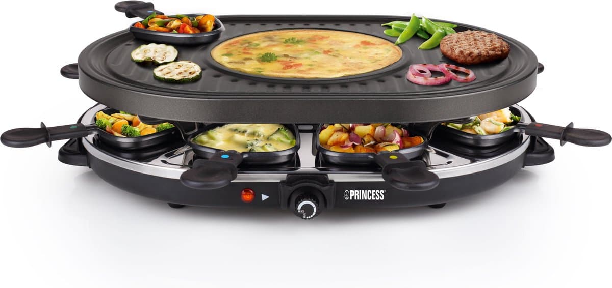 Princess Raclette 8 Oval Grill Party 162700