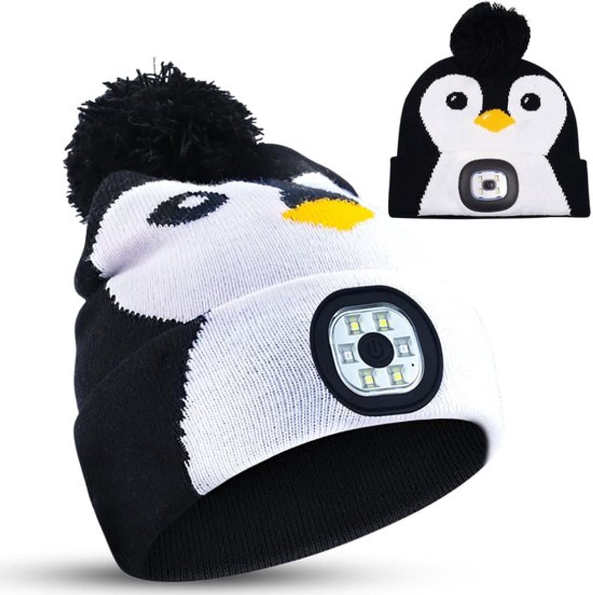 Dailygoods - Kindermuts met ledlicht - lichtgevende muts - USB-oplaadbaar