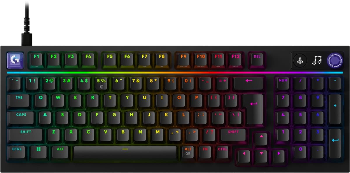 Logitech G316 X 98 Bedrade Gaming Toetsenbord Qwerty Zwart