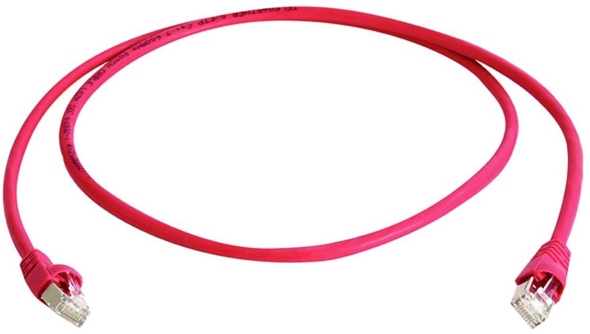 Telegärtner 100008297 RJ45 Netwerkkabel, patchkabel Vlambestendig, Met anti-kniktule 1 stuk(s)