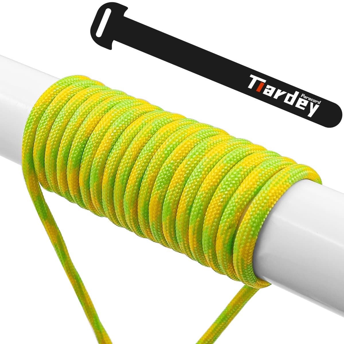 Dailygoods- Paracord 4mm 100ft - 9-strengs Nylon - Scheurbestendig - Waterdicht - UV-bestendig - Houdt tot 250 kg vast - Touw