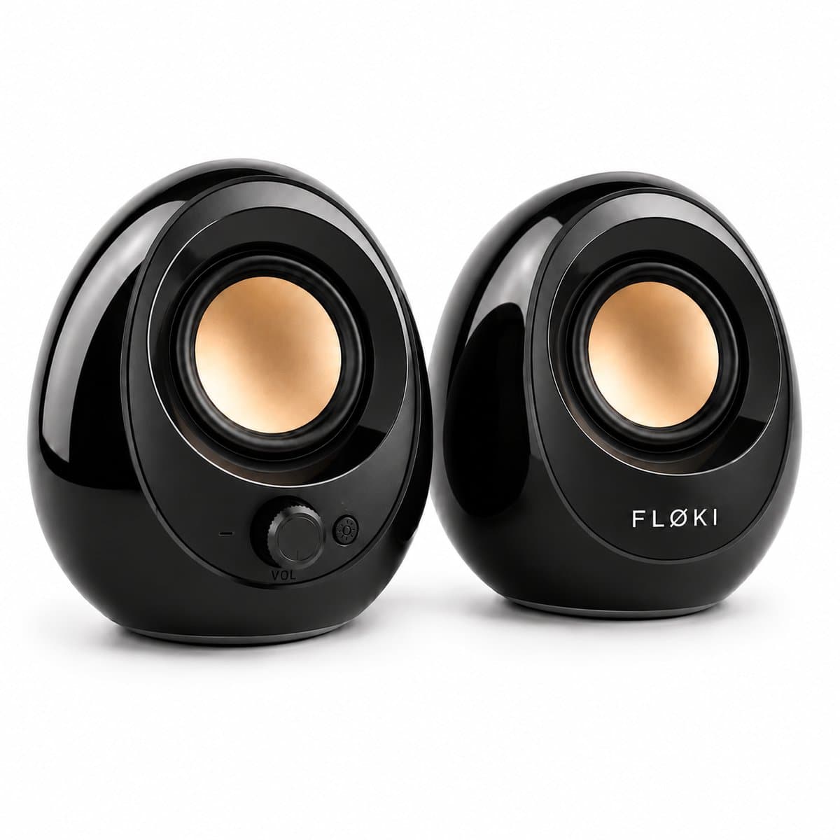 Floki® Speakers voor PC & laptop - Bluetooth 5.3 - USB-A & USB-C - Speakerset - Luidsprekers