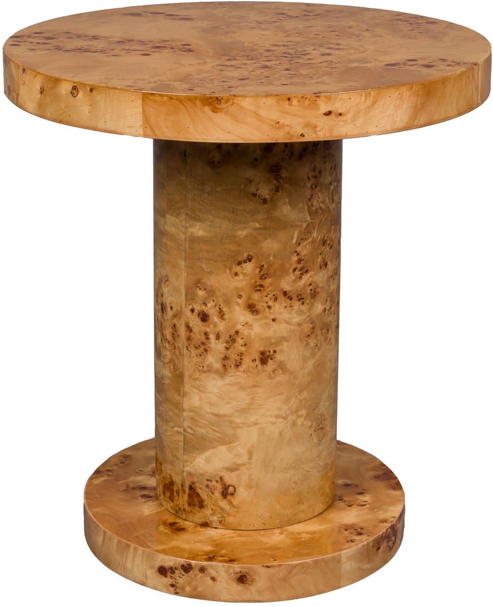 Dutchbone Quinn Bijzettafel Rond 46 cm Naturel