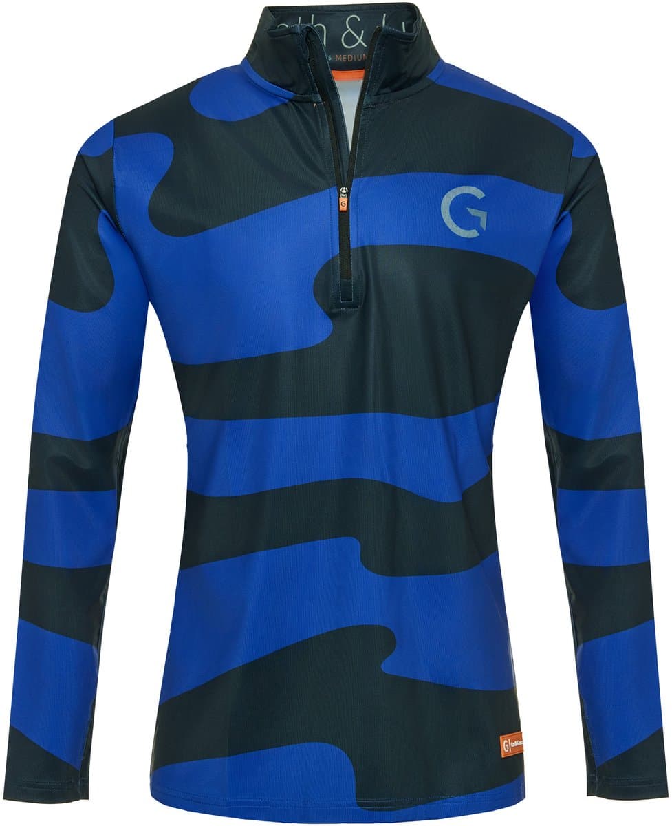 Gareth & Lucas Skipully The One Hundred and Seven - Heren S - 100% Gerecycled Polyester - Midlayer Sportshirt - Wintersport