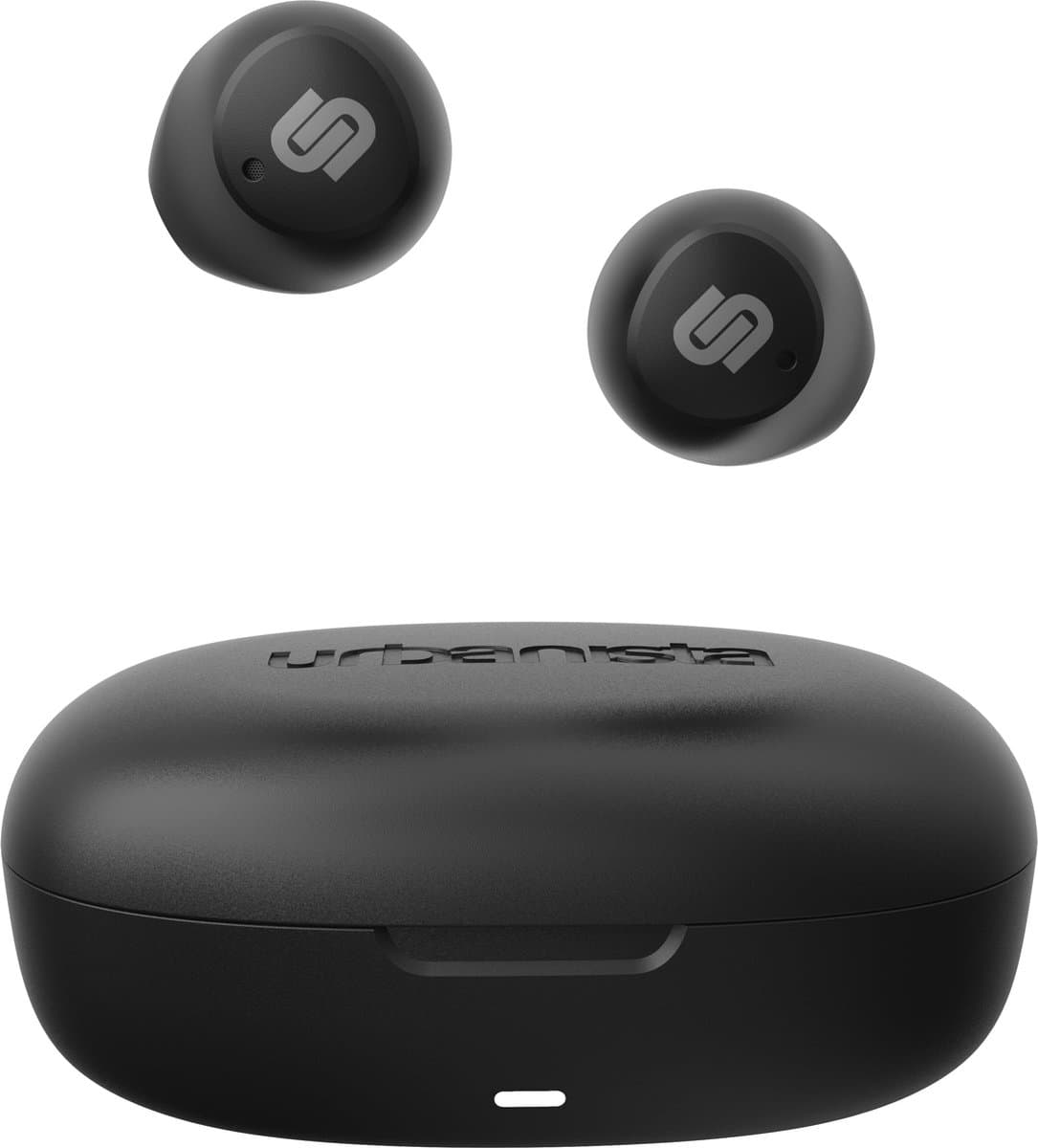 Urbanista Lisbon True Wireless Earbuds - 27 Uur Speeltijd - Touchbediening - Compact & Lichtgewicht - Zwart