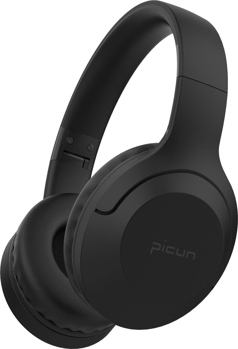 Picun B-01S draadloze koptelefoon/hoofdtelefoon – call pick-up - Ingebouwde HD-microfoon – dual devices connected - zwart