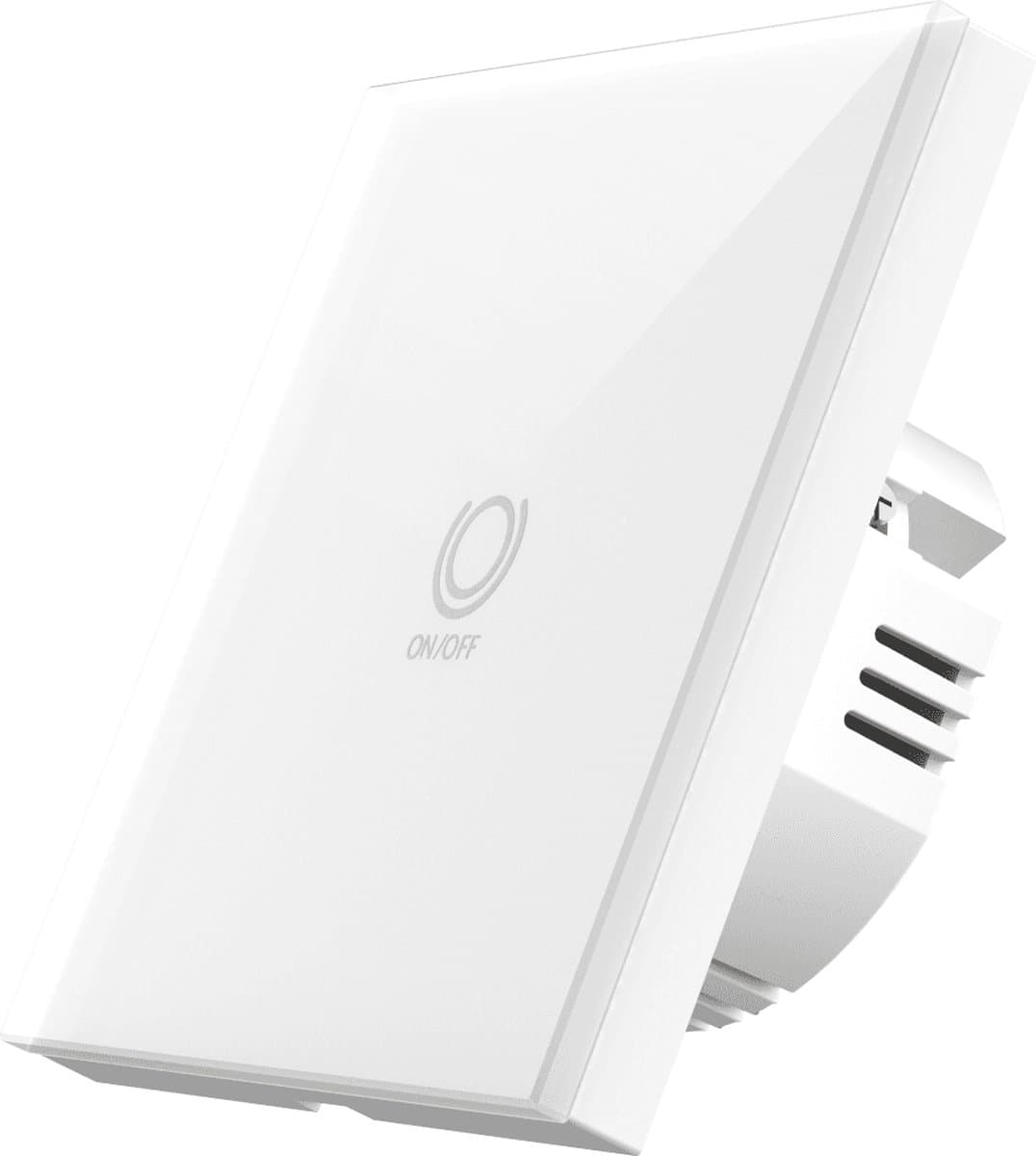 WOOX R7063 Smart wall light switch, WiFi 2.4Ghz, Schuko, <= 800W, 10-30m, White