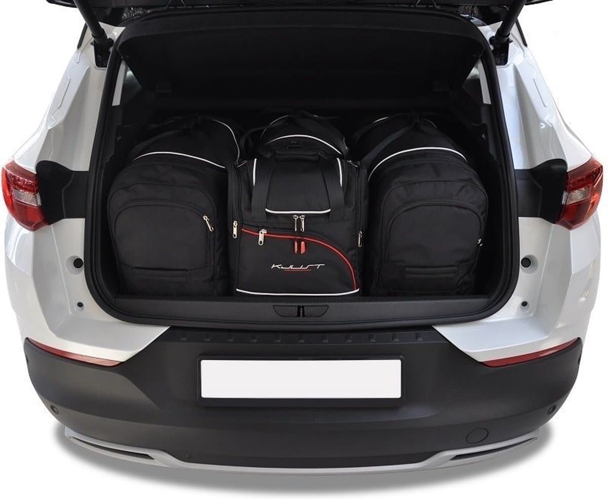 OPEL GRANDLAND X 2017+ 4-delig Reistassen Op Maat Auto Interieur Kofferbak Organizer Accessoires