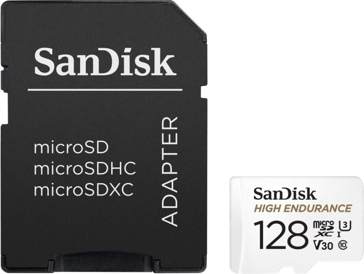 SANDISK High Endurance - Geheugenkaart - 128GB