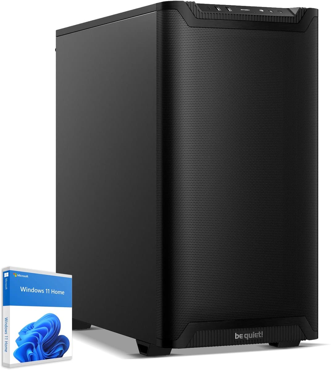 Sedatech Silent Gaming PC Quiet + Airflow • AMD Ryzen 9 9900X 12x 4.4GHz • Geforce RTX5070Ti • 64Gb DDR5 • 2Tb SSD M.2 • WiFi • Bluetooth, USB C • Windows 11 • Desktop computer