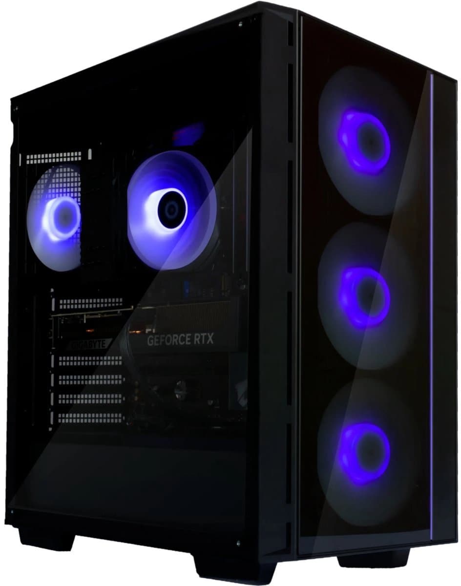 Peta GamePC Matrexx – Intel Core i9-12900 – Nvidia GeForce RTX 5070 Ti 16GB – 32GB RAM – 2TB M.2 SSD – High-End Gaming & Streaming PC – Windows 11 Pro – Wifi – RGB Gaming Behuizing