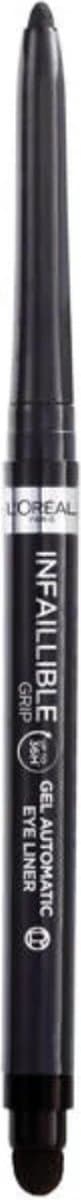 L’Oréal Paris Infaillible 36H Grip Gel Automatic Eyeliner - Taupe Grey - Grijs - Opdraaibaar gelpotlood met een handige sponsapplicator - 5g